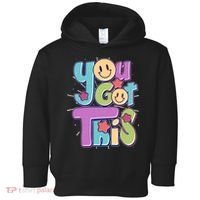 Retro Smiley Emoji You Got This Toddler Hoodie thumb 0