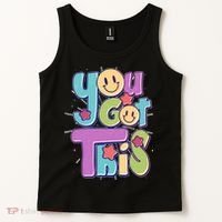 Retro Smiley Emoji You Got This Tank Top thumb 2