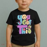 Retro Smiley Emoji You Got This Toddler T-Shirt thumb 2