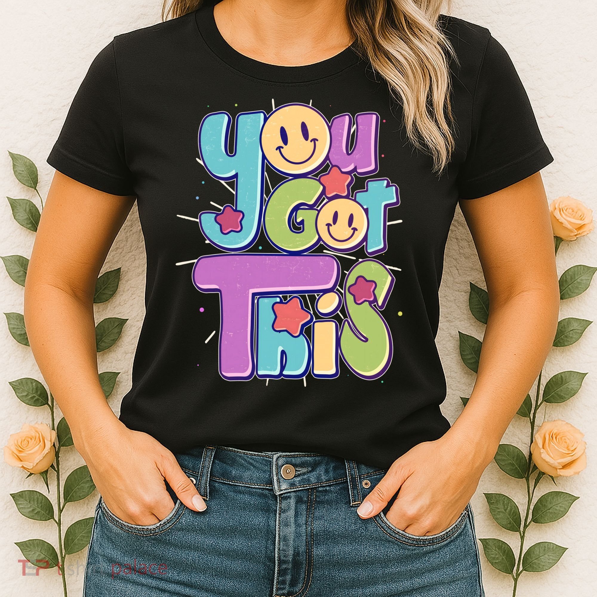 Retro Smiley Emoji You Got This Women's T-Shirt