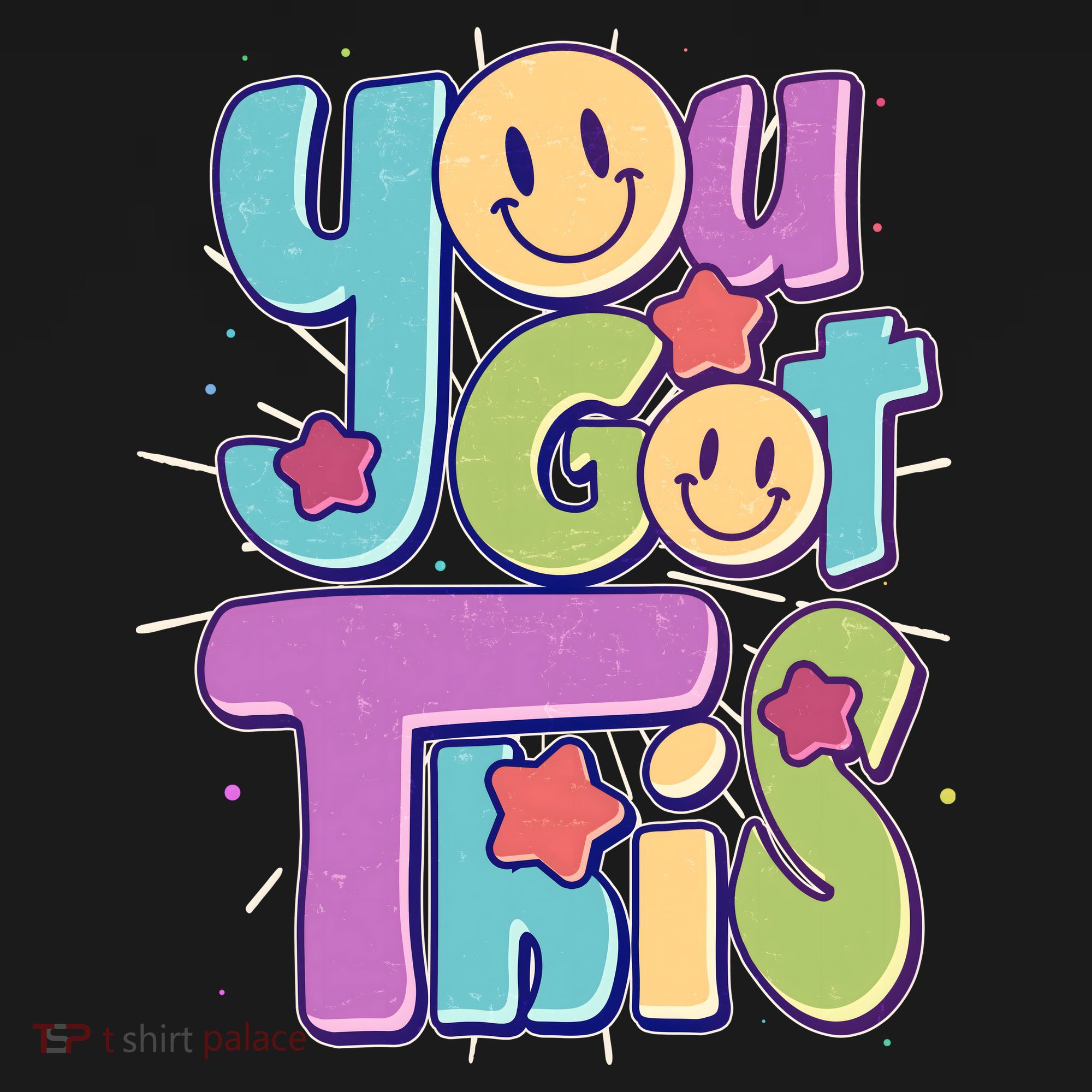 Retro Smiley Emoji You Got This Women's T-Shirt