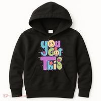 Retro Smiley Emoji You Got This Kids Hoodie thumb 0