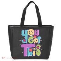 Retro Smiley Emoji You Got This Tote Bag thumb 0