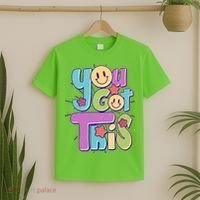 Retro Smiley Emoji You Got This T-Shirt thumb 2