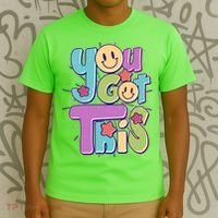 Retro Smiley Emoji You Got This T-Shirt thumb 3