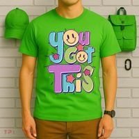Retro Smiley Emoji You Got This T-Shirt thumb 6