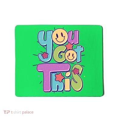 Retro Smiley Emoji You Got This Mousepad