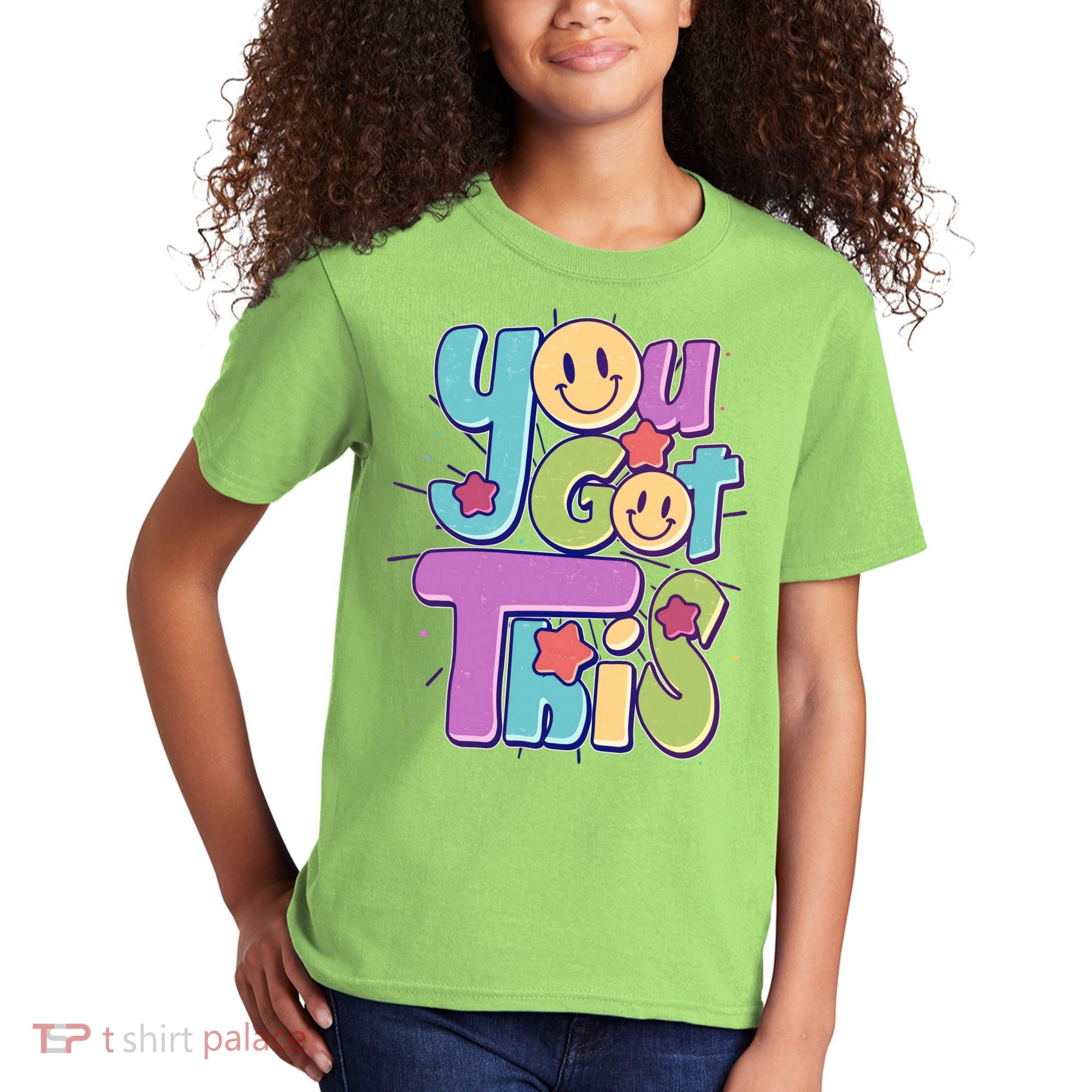 Retro Smiley Emoji You Got This Kids T-Shirt