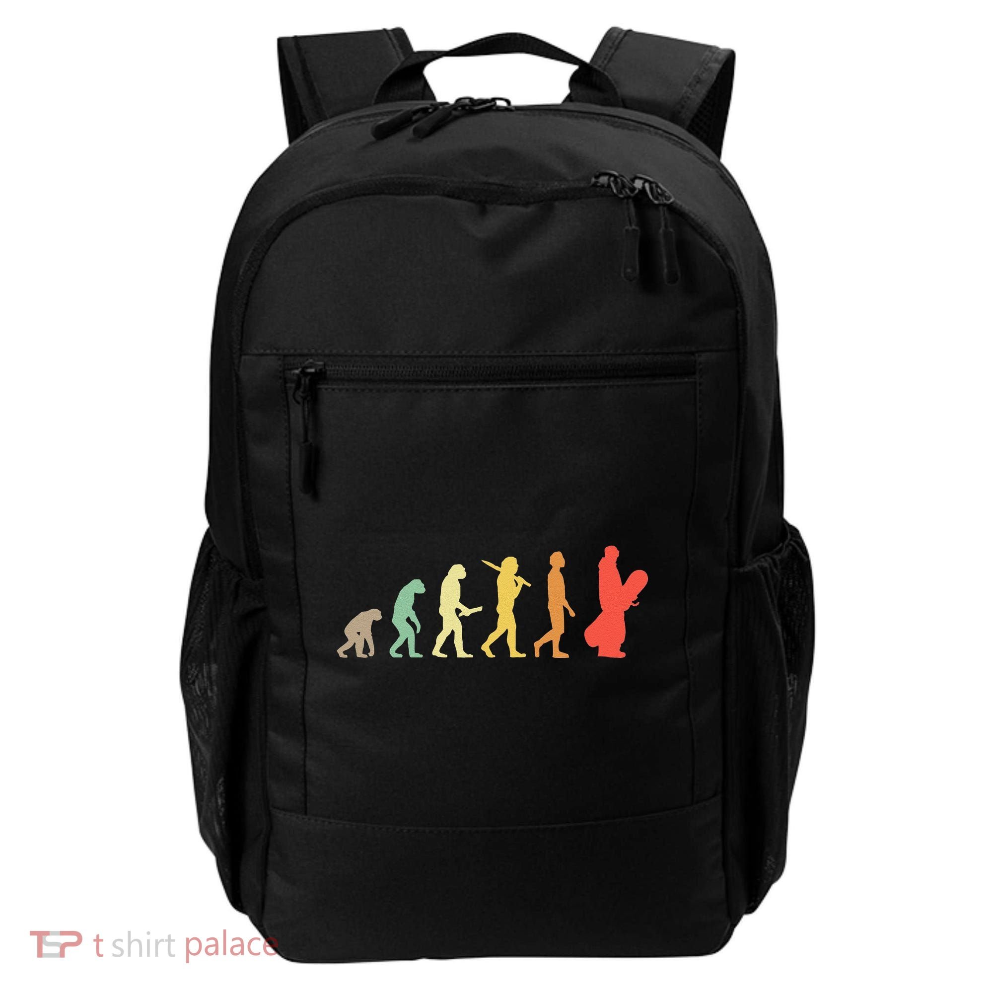 Retro Snowboarding Evolution Gift For Snowboarders Backpack