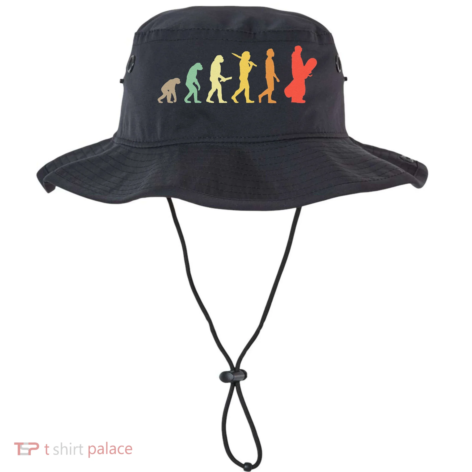 Retro Snowboarding Evolution Gift For Snowboarders Bucket Hat