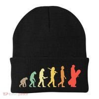Retro Snowboarding Evolution Gift For Snowboarders Beanie thumb 0