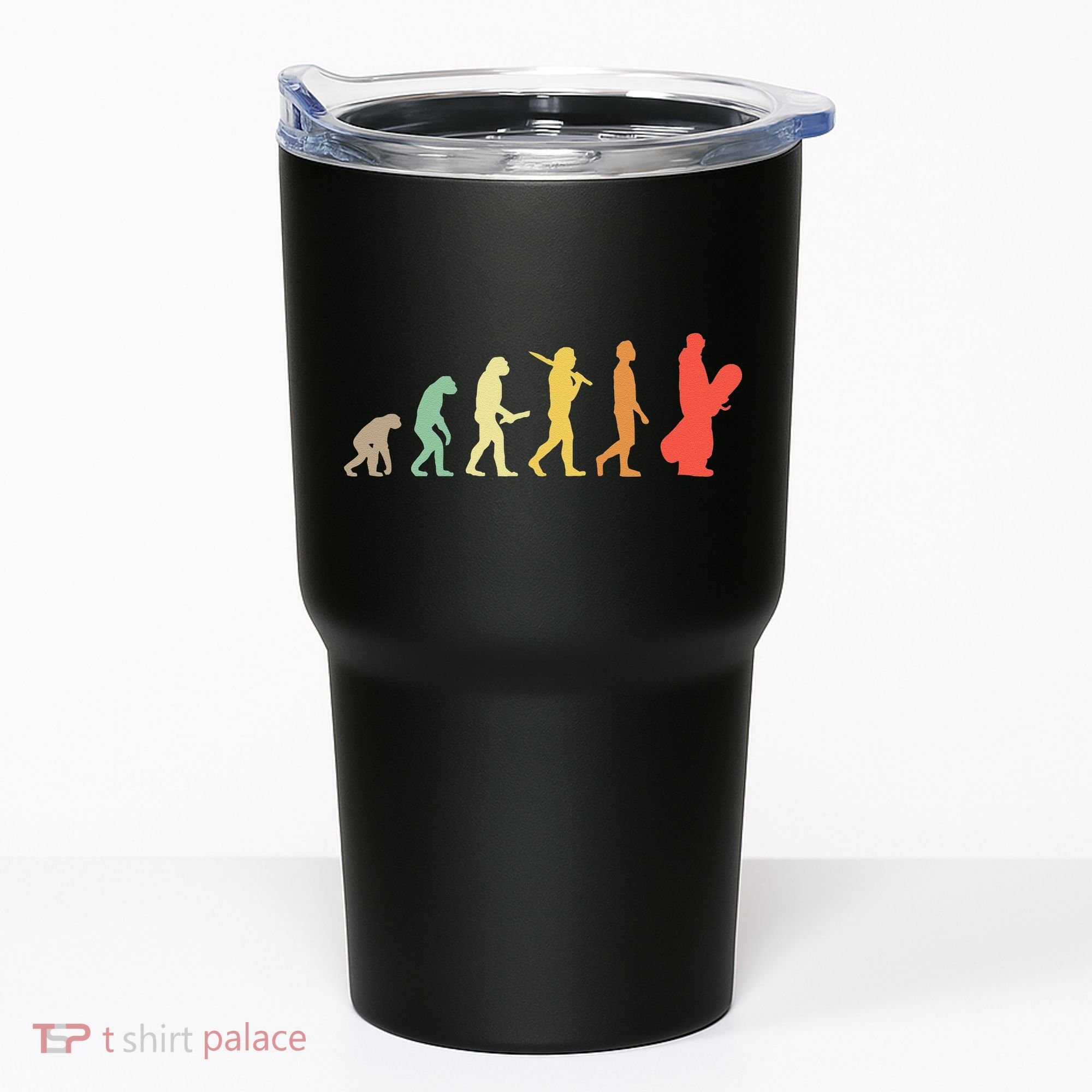 Retro Snowboarding Evolution Gift For Snowboarders Tumbler