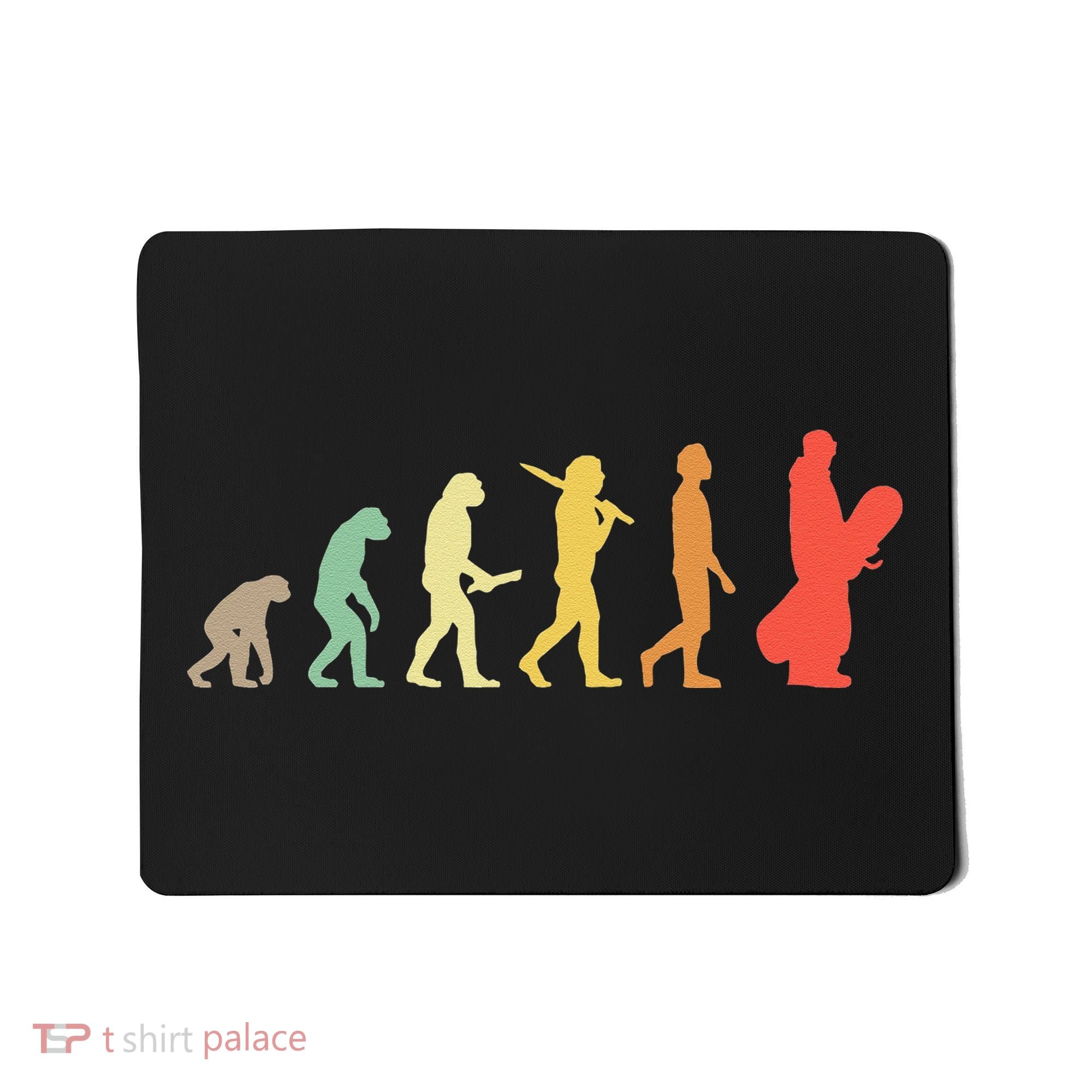 Retro Snowboarding Evolution Gift For Snowboarders Mousepad