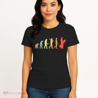 Retro Snowboarding Evolution Gift For Snowboarders Women's T-Shirt thumb 4