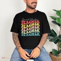 Retro Special Education Teacher Appreciation Comfort Colors T-Shirt thumb 3