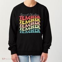 Retro Special Education Teacher Appreciation Women's Sweatshirt thumb 0