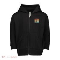 Retro Special Education Teacher Appreciation Toddler Zip Fleece Hoodie thumb 0