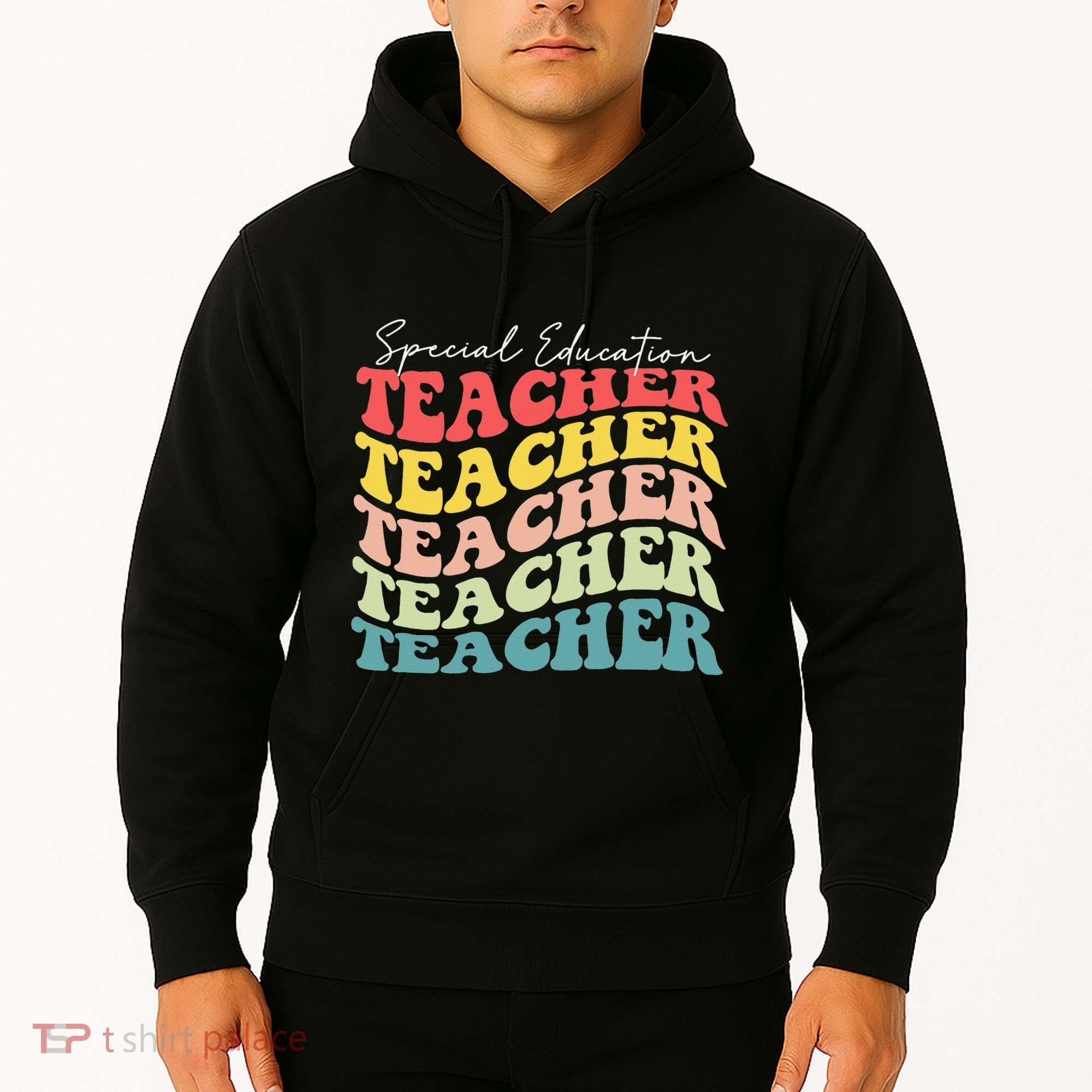 Retro Special Education Teacher Appreciation Hoodie