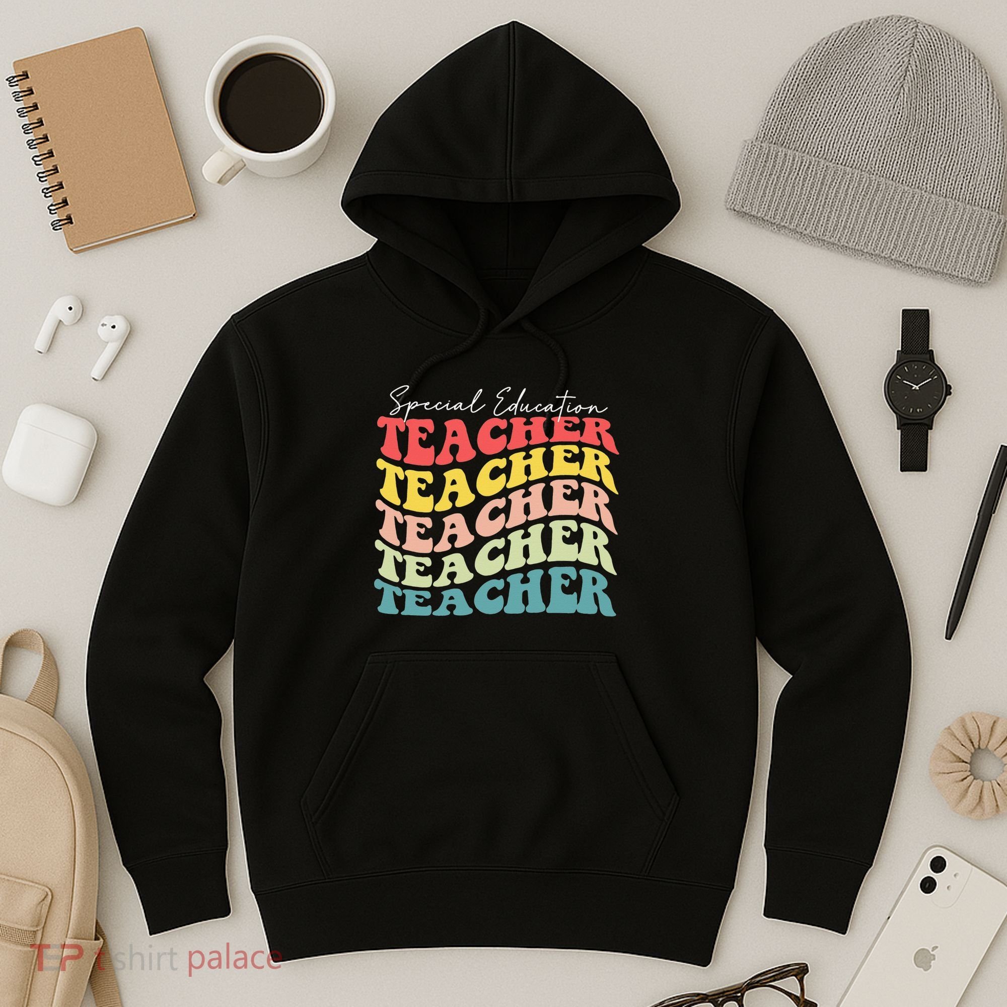 Retro Special Education Teacher Appreciation Hoodie