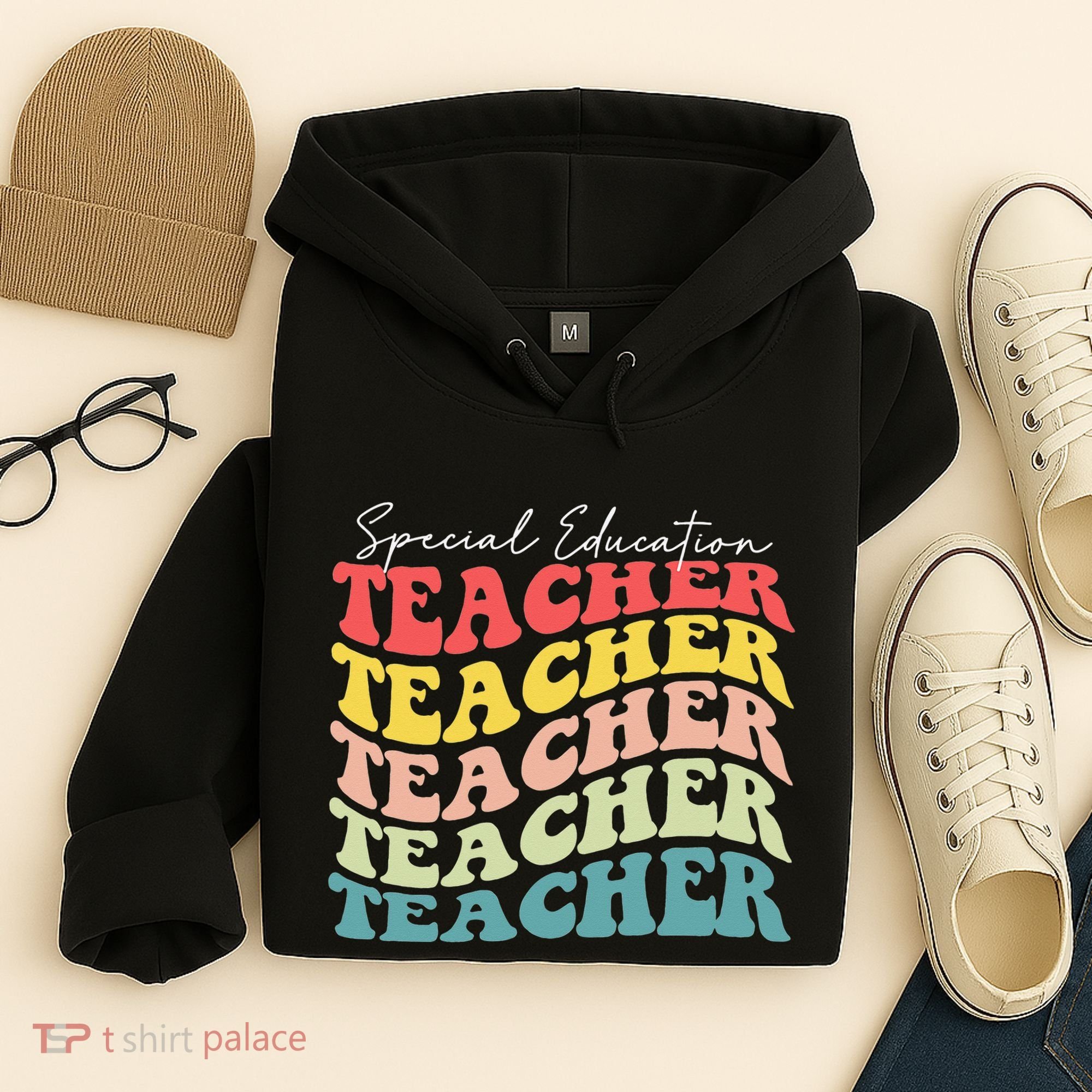 Retro Special Education Teacher Appreciation Hoodie