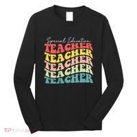 Retro Special Education Teacher Appreciation Long Sleeve Shirt thumb 0