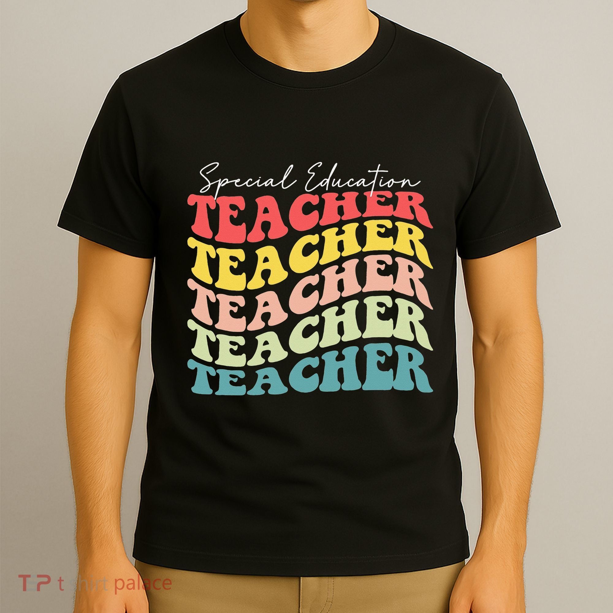 Retro Special Education Teacher Appreciation T-Shirt