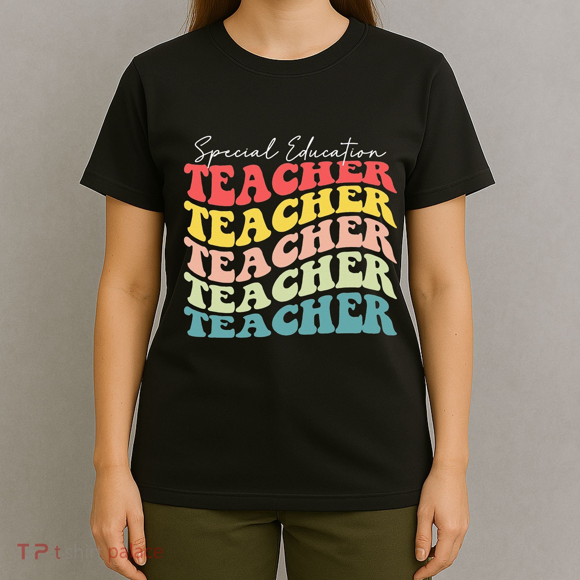 Retro Special Education Teacher Appreciation T-Shirt