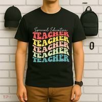Retro Special Education Teacher Appreciation T-Shirt thumb 6