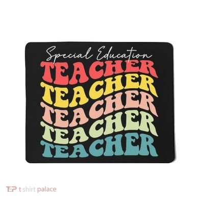Retro Special Education Teacher Appreciation Mousepad