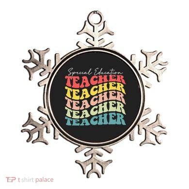 Retro Special Education Teacher Appreciation Ornament