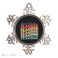 Retro Special Education Teacher Appreciation Ornament thumb 0