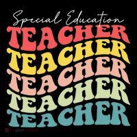 Retro Special Education Teacher Appreciation Ornament thumb 1
