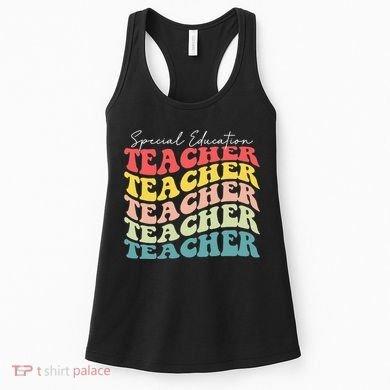 Retro Special Education Teacher Appreciation Women's Tank Top