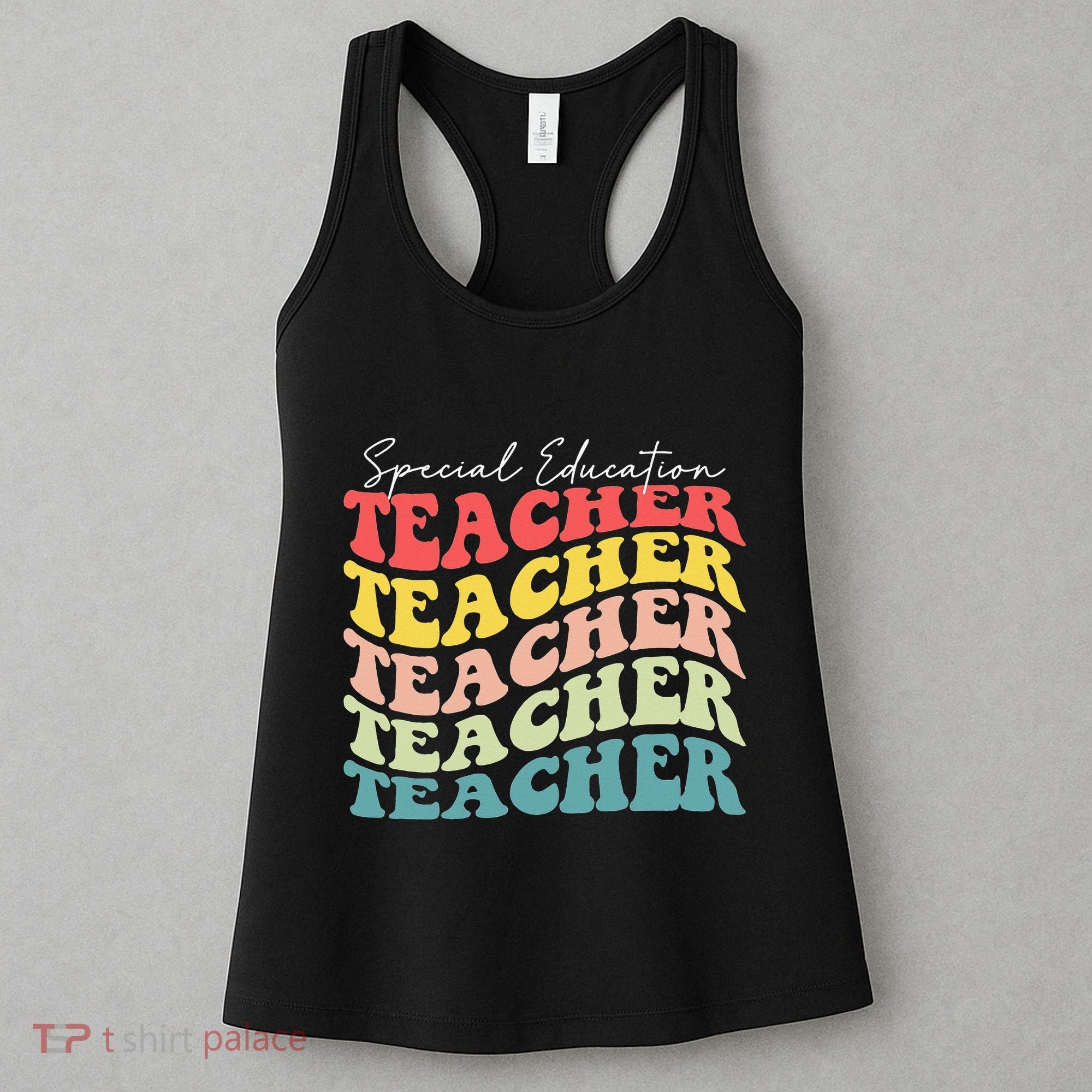 Retro Special Education Teacher Appreciation Women's Tank Top