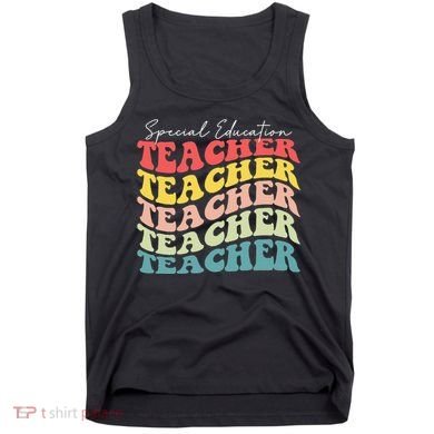 Retro Special Education Teacher Appreciation Tank Top