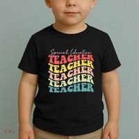 Retro Special Education Teacher Appreciation Toddler T-Shirt thumb 2