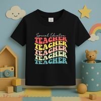 Retro Special Education Teacher Appreciation Toddler T-Shirt thumb 3