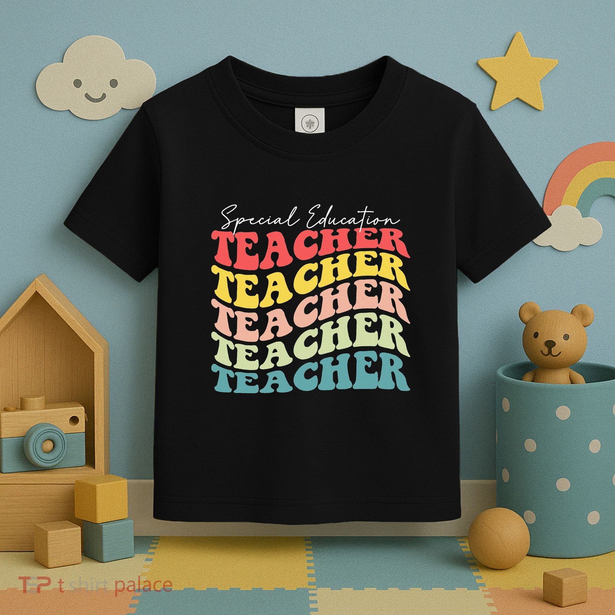 Retro Special Education Teacher Appreciation Toddler T-Shirt