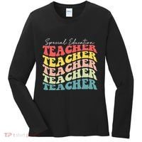 Retro Special Education Teacher Appreciation Women's Long Sleeve Shirt thumb 0