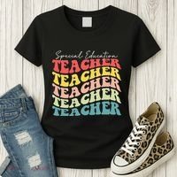 Retro Special Education Teacher Appreciation Women's T-Shirt thumb 3