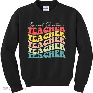 Retro Special Education Teacher Appreciation Kids Sweatshirt