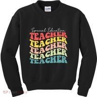 Retro Special Education Teacher Appreciation Kids Sweatshirt thumb 0