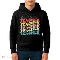 Retro Special Education Teacher Appreciation Kids Hoodie thumb 4