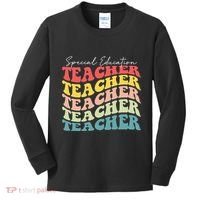 Retro Special Education Teacher Appreciation Kids Long Sleeve Shirt thumb 0