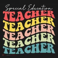Retro Special Education Teacher Appreciation Kids Long Sleeve Shirt thumb 2