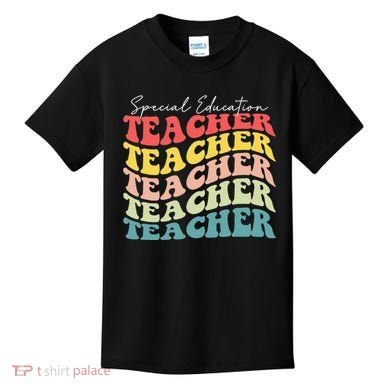 Retro Special Education Teacher Appreciation Kids T-Shirt