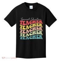 Retro Special Education Teacher Appreciation Kids T-Shirt thumb 0