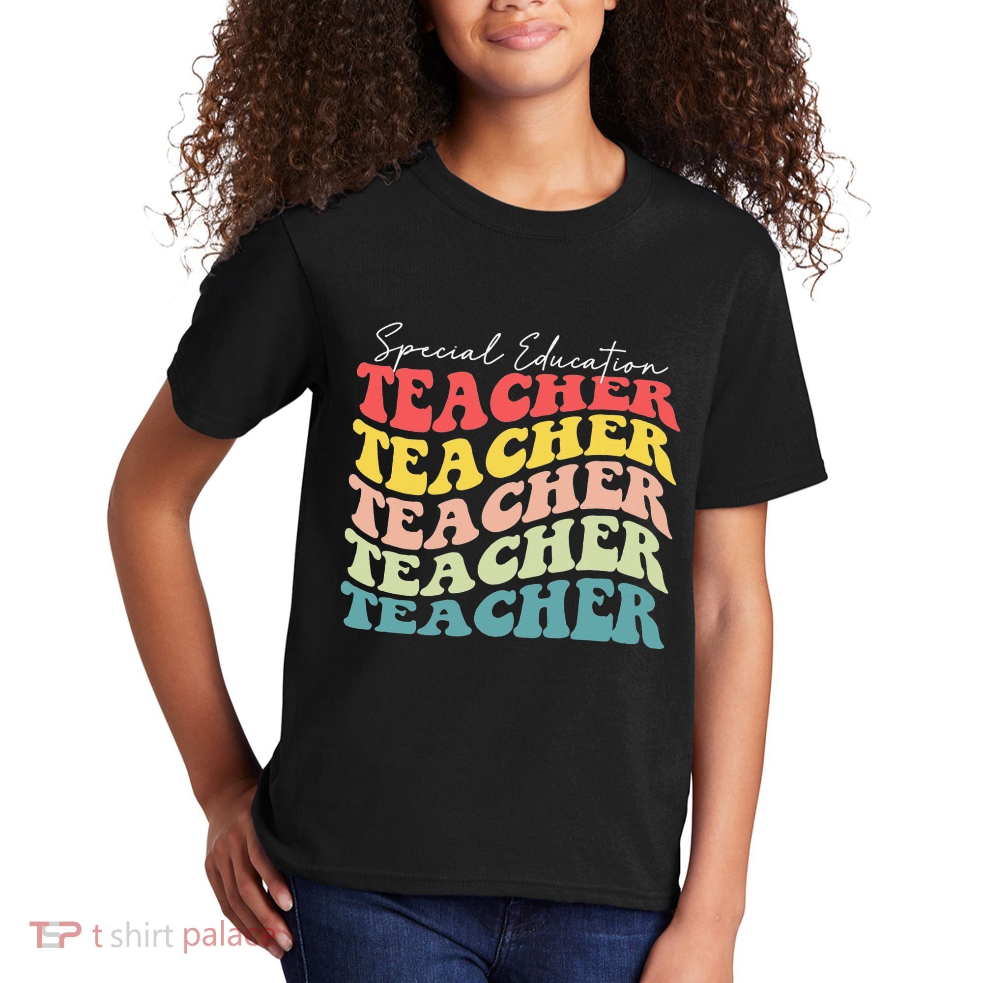 Retro Special Education Teacher Appreciation Kids T-Shirt