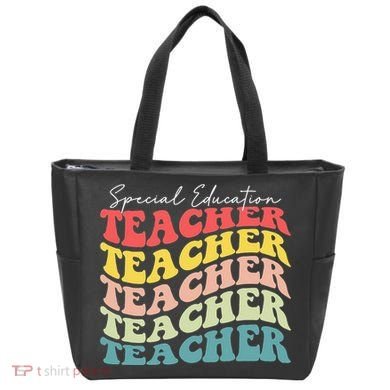 Retro Special Education Teacher Appreciation Tote Bag