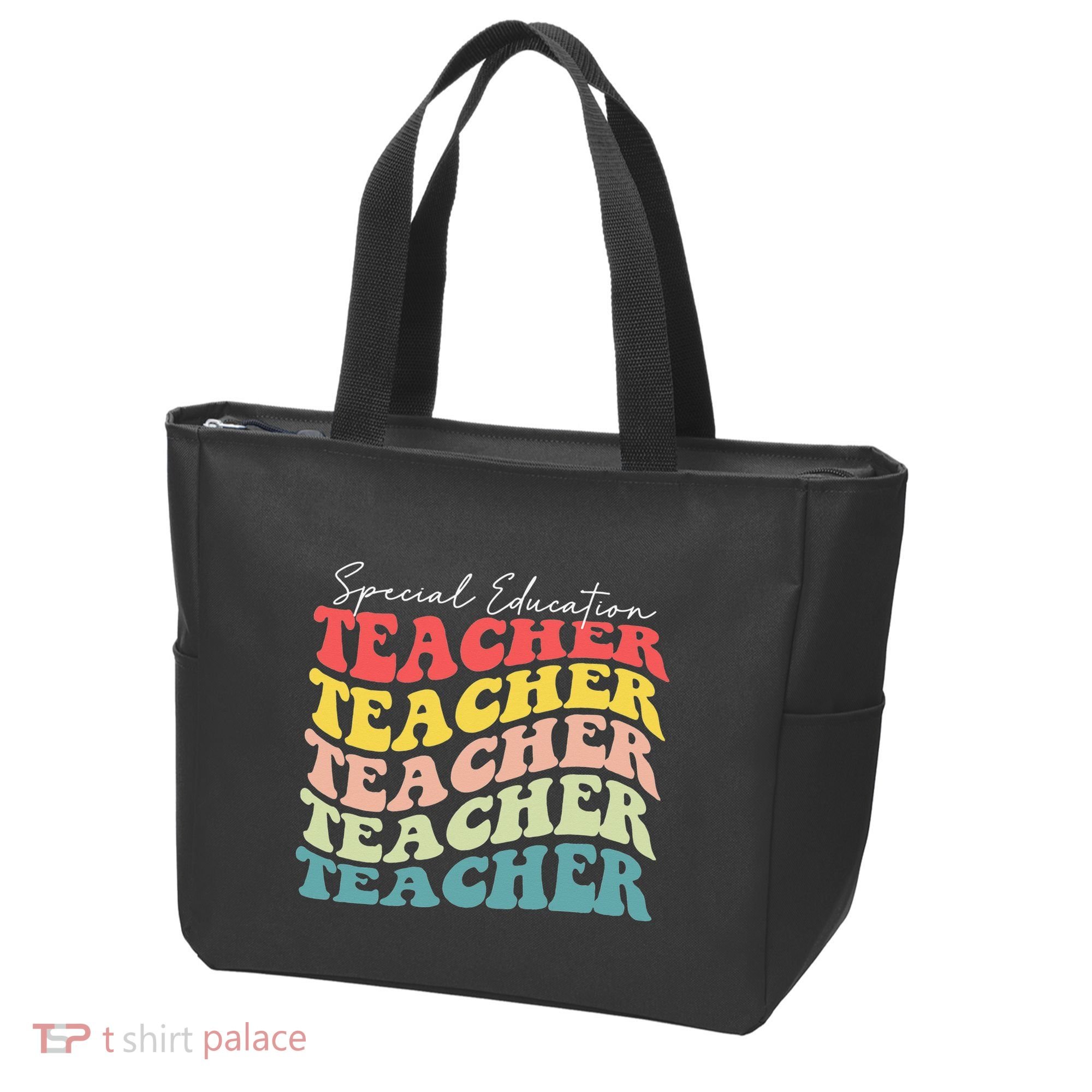 Retro Special Education Teacher Appreciation Tote Bag
